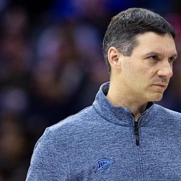 Oklahoma City Thunder head coach Mark Daigneault. 
