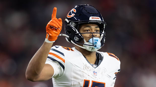 Chicago Bears wide receiver Rome Odunze (15) against the Arizona Cardinals