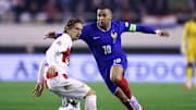 Mbappe n'a pas fait un très bon match à l'inverse de son coéquipier en club.