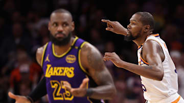 LeBron James, Los Angeles Lakers and Kevin Durant, Phoenix Suns