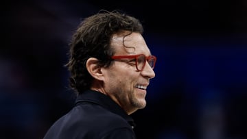 Atlanta Hawks head coach Quin Snyder