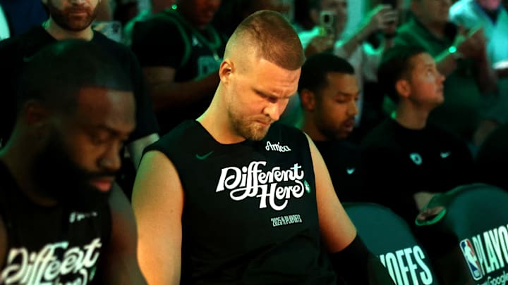 Boston Celtics, Kristaps Porzingis, New York Knicks, Game 2, Jayson Tatum, NBA Playoffs