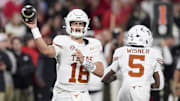 Texas quarterback Arch Manning and the Longhorns flopped at Georgia on Saturday.