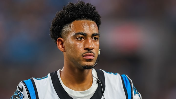 Carolina Panthers quarterback Bryce Young