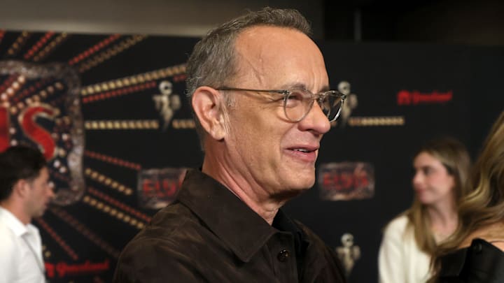 Tom Hanks greets the press during a red carpet event before the screening for the new biopic movie 'Elvis' at Graceland in Memphis, Tenn. on Saturday, June 11, 2022.
Elvis Carpet 2 Tom Hanks greets the press during a red carpet event before the screening for the new biopic movie 'Elvis' at Graceland in Memphis, Tenn. on Saturday, June 11, 2022.
Elvis Carpet 2