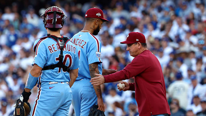 Division Series - Philadelphia Phillies v Los Angeles Dodgers - Game Four
