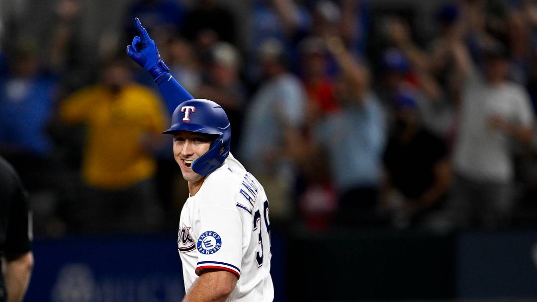 Texas Rangers designated hitter Wyatt Langford