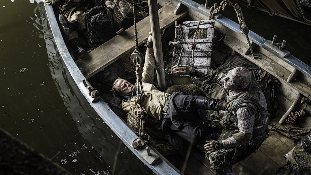 Iain Glen (Jorah Mormont) in Game of Thrones season 5 Episode 5, "Kill the Boy"