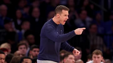 SentinelOne Classic: Illinois v Duke; Duke basketball head coach Jon Scheyer coaches against Illinois at Madison Square Garden
