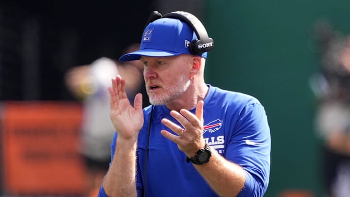 Bills coach Sean McDermott has come under fire for his old comments about the tush push after the Bills used the play in their wild-card playoff win over the Jaguars on Sunday.