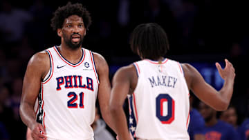 Joel Embiid, Tyrese Maxey, Philadelphia 76ers