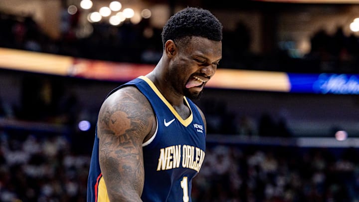 Zion Williamson and the New Orleans Pelicans are favored against the Boston Celtics on Monday.