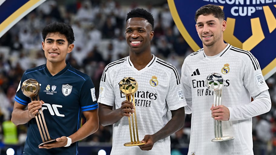 Elias Montiel, Vinicius Junior and Federico Valverde.