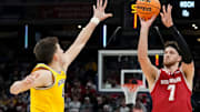 Carter Gilmore and Wisconsin hit the court on Denver on Thursday to face Montana in the NCAA Tournament.