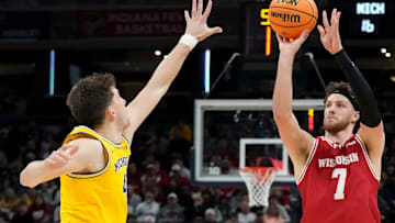 Carter Gilmore and Wisconsin hit the court on Denver on Thursday to face Montana in the NCAA Tournament.