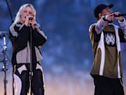 Emily Armstrong and Mike Shinoda of Linkin Park.