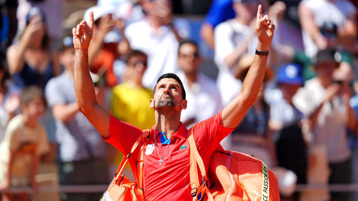 Novak Djokovic advances to the Olympics quarterfinals.