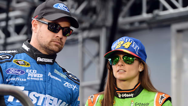 Ricky Stenhouse Jr. and Danica Patrick EcoBoost 400