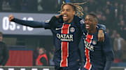 B. Barcola et O. Dembélé - PSG - RC Lens