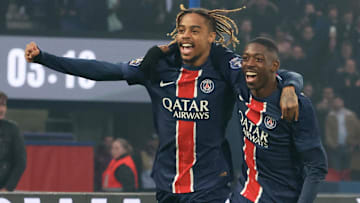 B. Barcola et O. Dembélé - PSG - RC Lens