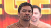 Manny Pacquiao, a Filipino boxer seen during a press conference on July 21, 2023.