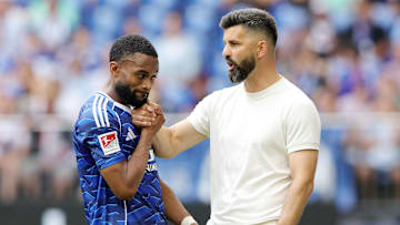 Moussa Sylla mit Miron Muslic Moussa Sylla mit Miron Muslic