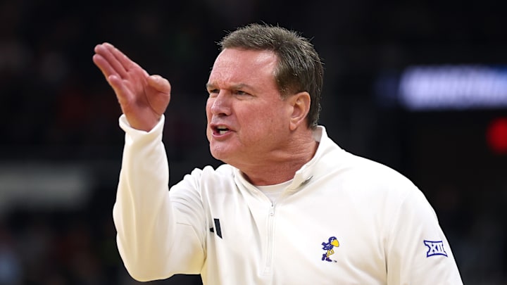Kansas basketball head coach Bill Self