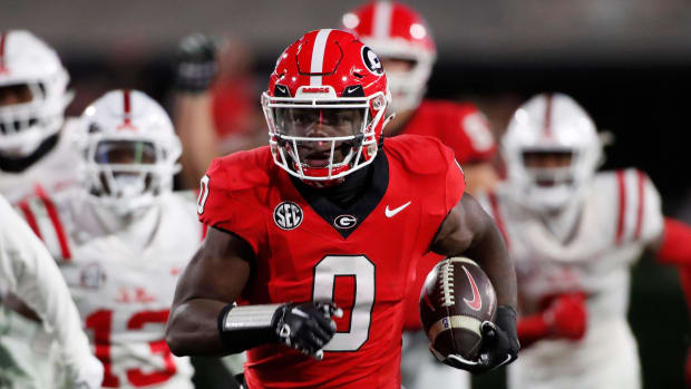 Georgia running back Roderick Robinson II