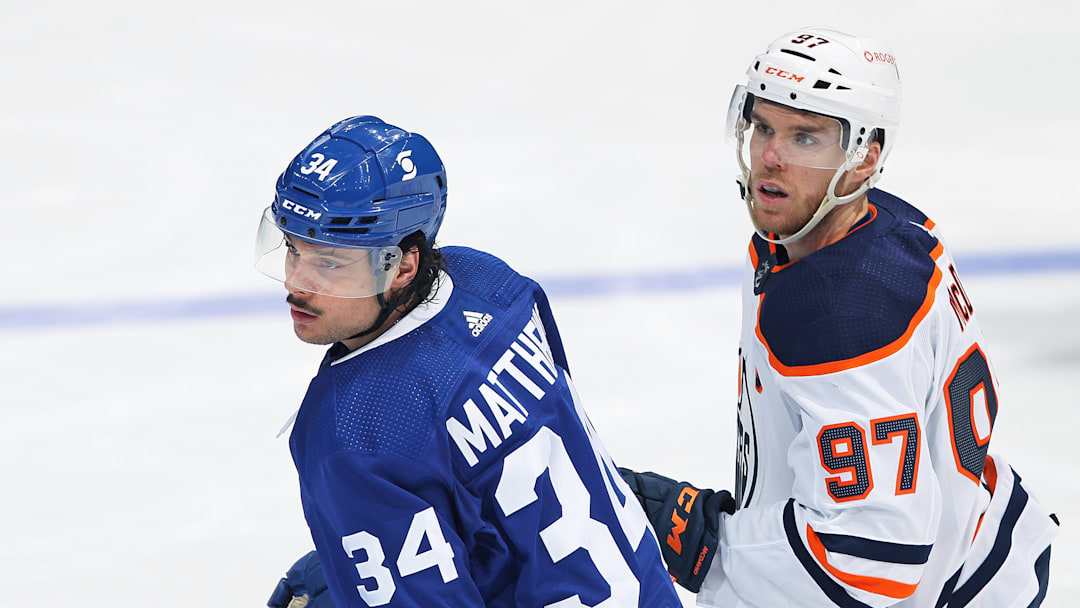 Auston Matthews and Connor McDavid