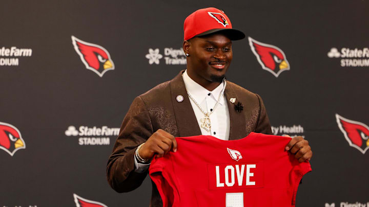 Arizona Cardinals first-round draft pick Jeremiyah Love