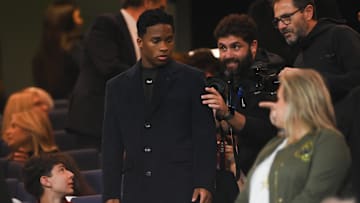 Endrick esteve no Santiago Bernabéu para acompanhar Real Madrid x Villarreal