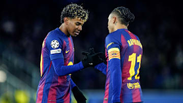 Yamal e Raphinha são os destaques do ataque blaugrana Yamal e Raphinha são os destaques do ataque blaugrana