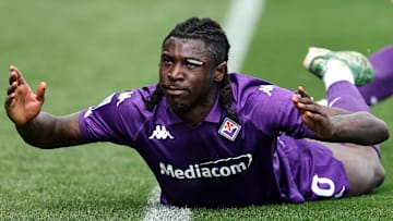 Moise Kean has been in prolific form for Fiorentina this season