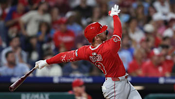 Los Angeles Angels outfielder Taylor Ward