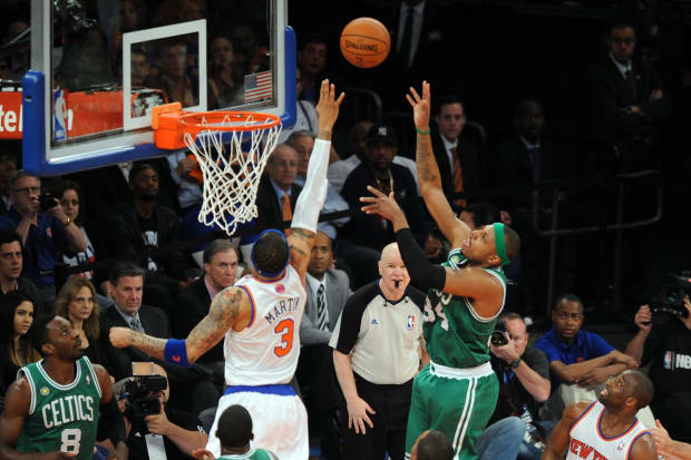 Pierce vs the Knicks in 2013
