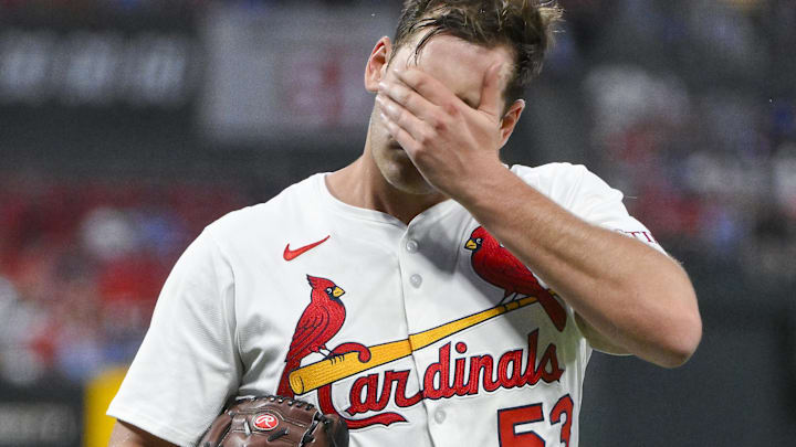 St. Louis Cardinals pitcher Andre Pallante