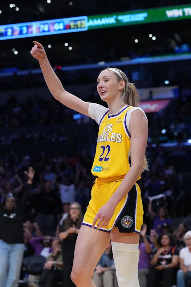 LA Sparks forward Cameron Brink 
