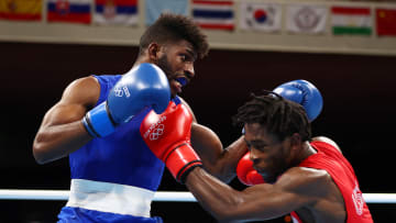 Andy Cruz and Keyshawn Davis at the 2020 Olympics