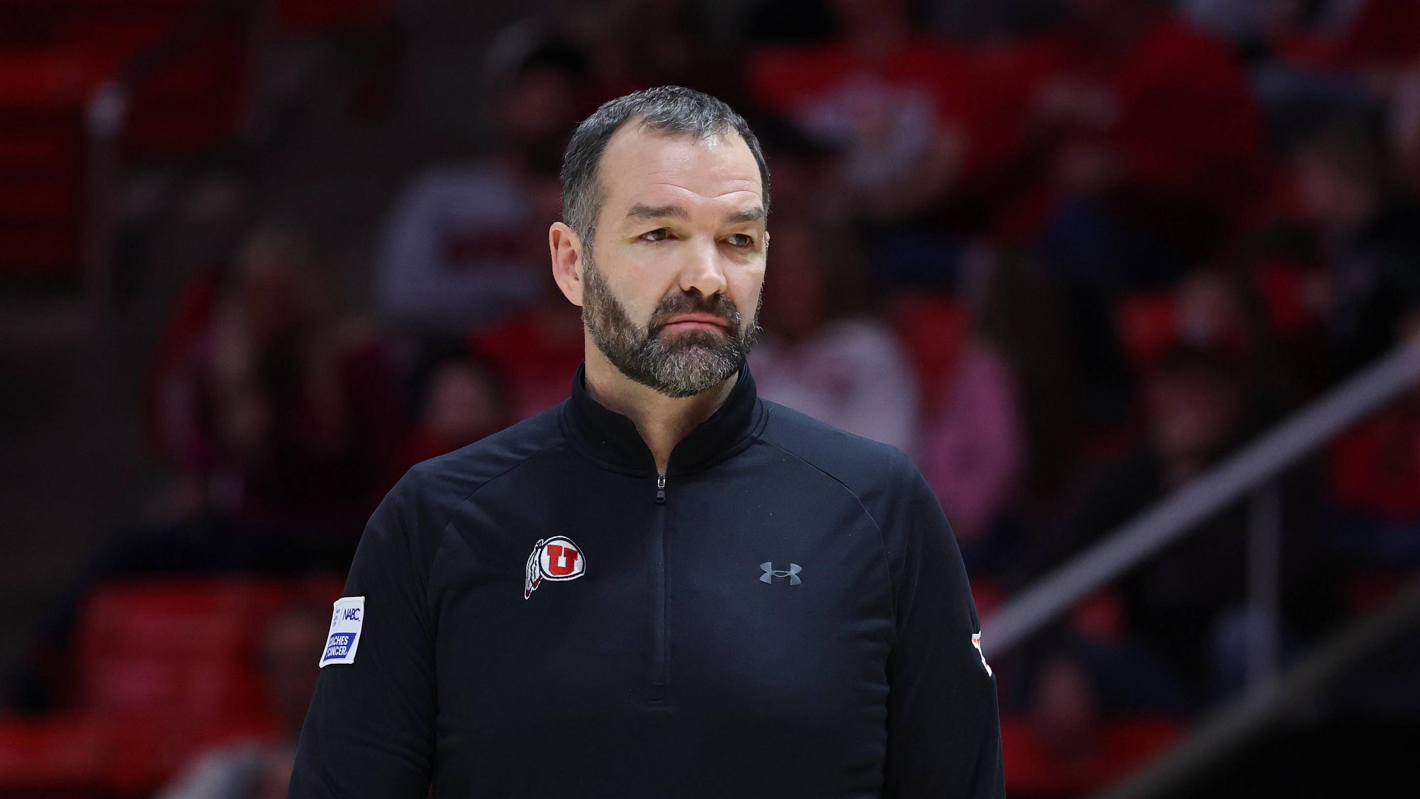 Utah Runnin' Utes head coach Alex Jensen. | Rob Gray-Imagn Images