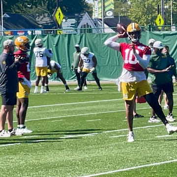 Jordan Love returned to practice for the Packers on Wednesday.