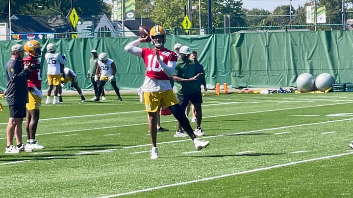 Jordan Love returned to practice for the Packers on Wednesday.