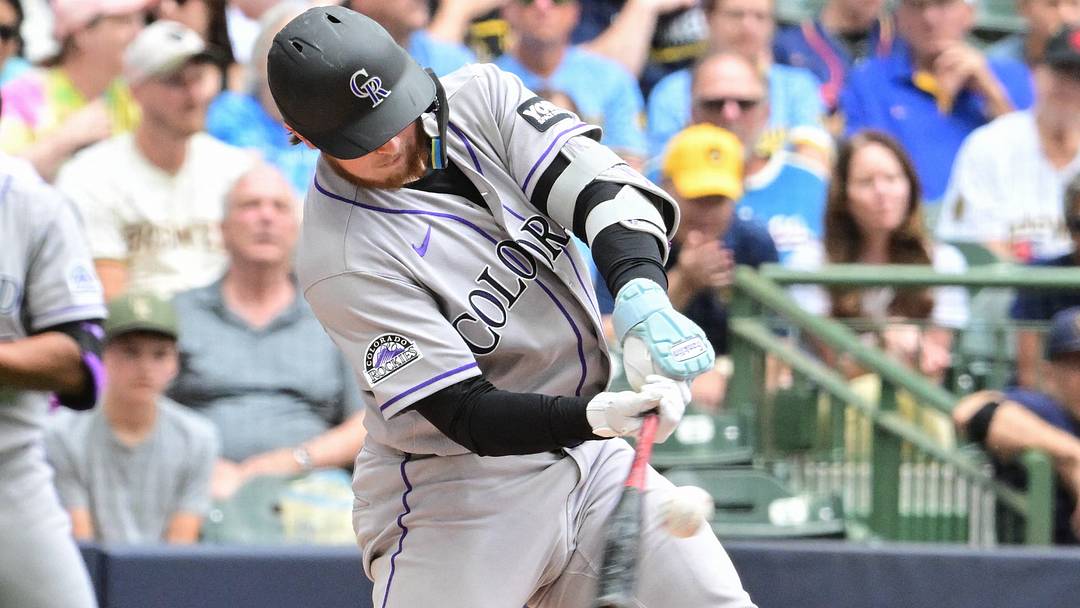 Colorado Rockies catcher Hunter Goodman. Colorado Rockies catcher Hunter Goodman.