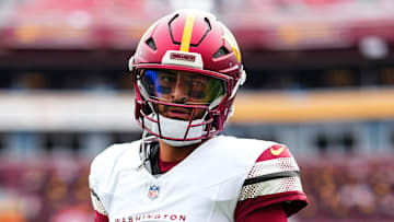 Washington Commanders quarterback Marcus Mariota