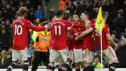Man Utd celebrate