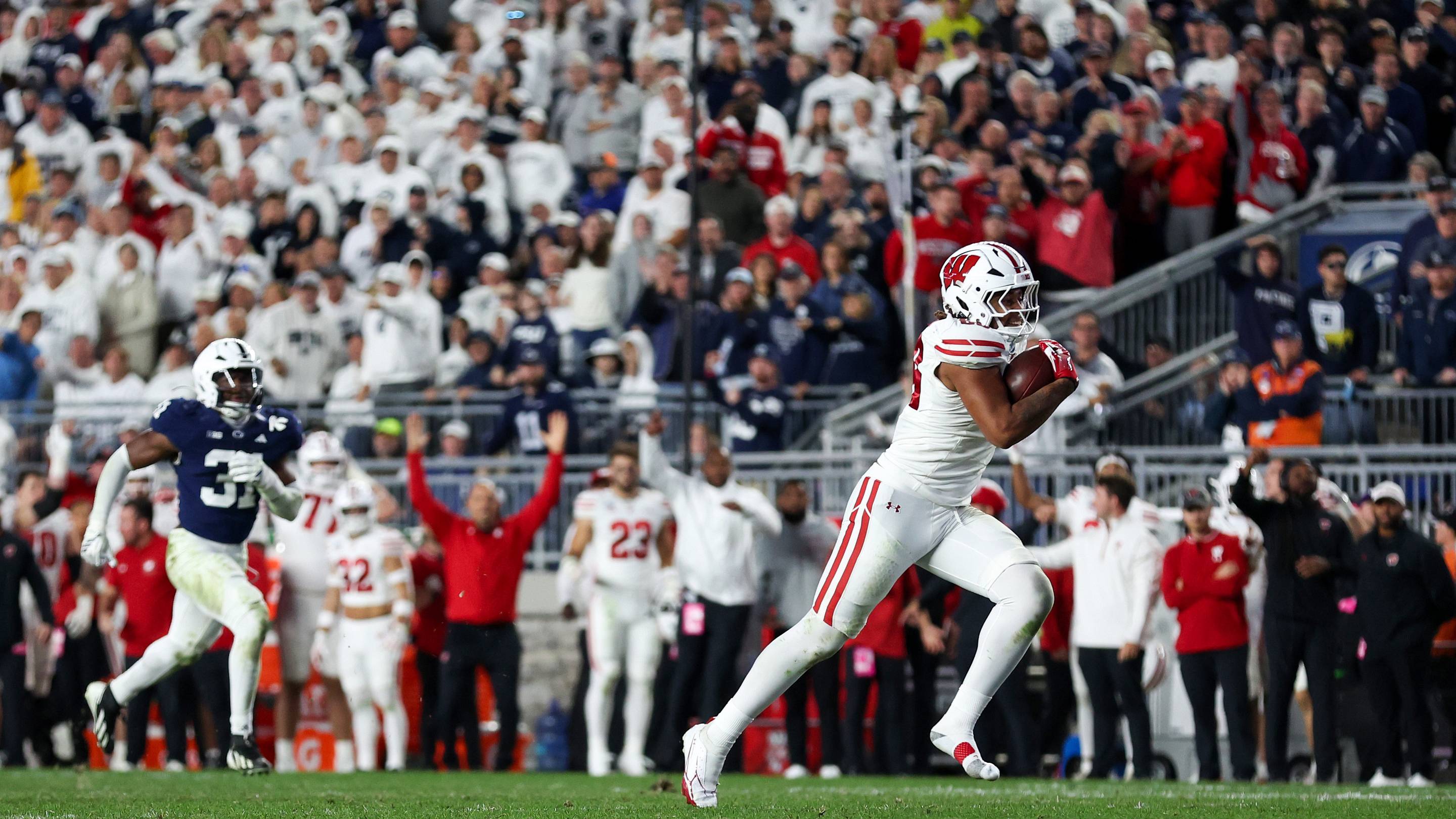 Why Penn State's Matt Campbell Avoided Penalty Talk on Wisconsin's Winning TD