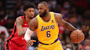 LeBron y los Lakers visitarán a los Rockets