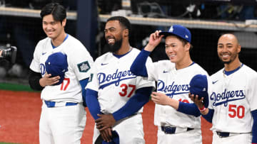 Shohei Ohtani, Teoscar Hernandez, Yamamoto Yoshinobu, Mookie Betts, Los Angeles Dodgers