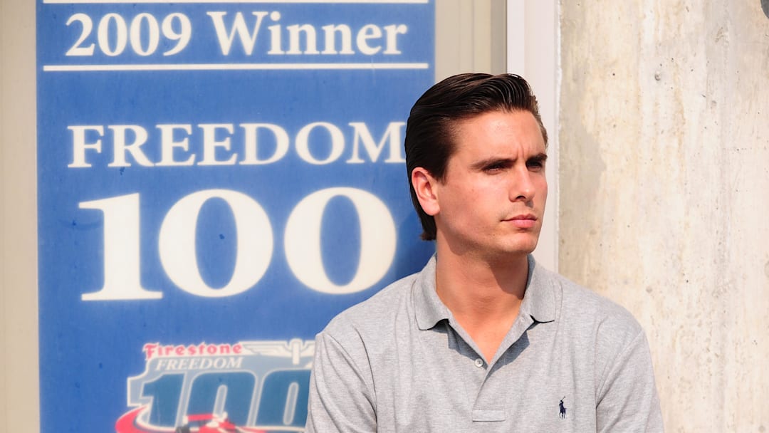 May 30, 2010; Indianapolis, IN, USA; Scott Disick during the Indianapolis 500 at the Indianapolis Motor Speedway. Mandatory Credit: Mark J. Rebilas-Imagn Images