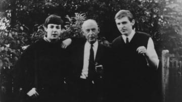 Paul McCartney, Jim McCartney, and Michael McCartney