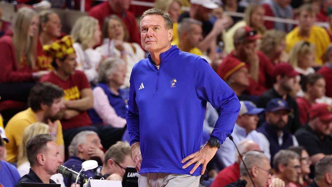 Kansas basketball head coach Bill Self